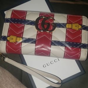 Gucci Multicolor Marmont Wristlet/Wallet
